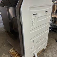 シャープ 洗濯機 ドラム式洗濯機 ヒートポンプ乾燥 左開き(ヒンジ左) DDインバーター搭載 ブラウン系 洗濯11kg/乾燥6kg 幅640mm 奥行728mm ES-G112-TLの画像