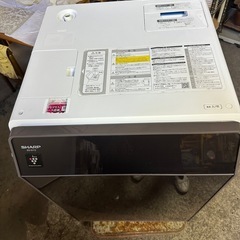 シャープ 洗濯機 ドラム式洗濯機 ヒートポンプ乾燥 左開き(ヒンジ左) DDインバーター搭載 ブラウン系 洗濯11kg/乾燥6kg 幅640mm 奥行728mm ES-G112-TLの画像