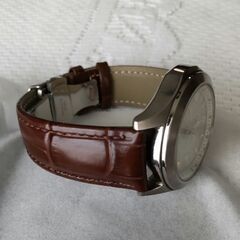 時計バンド20mm　本革ダークブラウンの画像