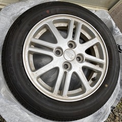 ブリヂストン 155/65R14 24年製 夏タイヤ ダイハツ純正アルミ