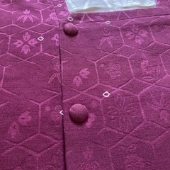 和服羽織コートボタン付きの画像