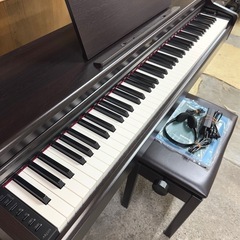 札幌引取り歓迎 美品 24年製 YAMAHA ヤマハ ARIUS 電子ピアノ YDP-165R ニューダークローズウッド調 椅子付きの画像