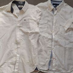 海外製 TOMMY HILFIGER. トミーヒルフィガー. 半袖シャツ２枚の画像