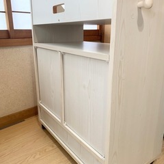 小家具　小物入れ　本立て　棚　ローラー付き　キャビネットの画像