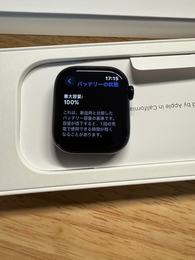 Apple Watch Series10 GPSモデル 42mm ジェットブラック