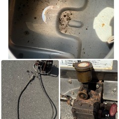 HANTA ハンタ　ガソリンエンジン アスファルトスプレイヤ　CSM-15H 道路舗装　散布　ロビン　EY15 最大3.5馬力　ジャンク品の画像
