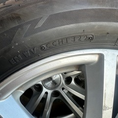 アルミホイール　16インチ　タイヤ付きの画像