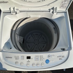 大宇電子ジャパン電気洗濯機 2016年製 DW-P46CB 4.6kg ホワイト 1人暮らしの画像