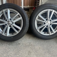 アルミホイール　16インチ　タイヤ付きの画像