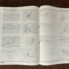 GOLD WING１５００サービスマニュアル本の画像