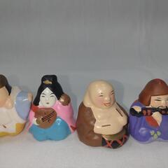 恵山泥人形 七福神の画像