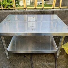 【中古】　作業台ガス台　　W800×D600×H450