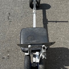 アルミ製　いちご　収穫用幅狭台車　椅子　ビニール　ハウスカー　台車　DIY 草むしりの画像