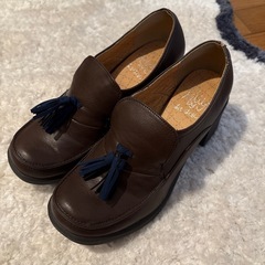 あしながおじさんローファー茶色
