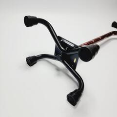 ●極美品● 4点支柱杖・歩行補助 軽量 高さ調整可能66cm～88cm 和柄 花柄 の画像