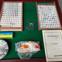 お話し中 全自動麻雀卓　通電　可動品 ジャンク品の画像