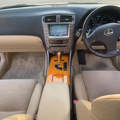 レクサスIS 250バージョンI 68,000km 検なし　ハーフレザー　ナビ　TV ETC ドラレコの画像