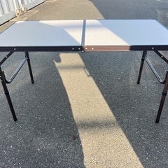 アウトドア折りたたみテーブル３脚