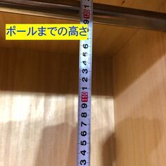 木製ワードロープ　クローゼット　しっかりした作り　重厚感の画像