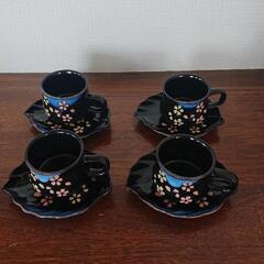 コーヒーカップ &ソーサー ４点セット