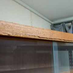 ■10段ガラス戸棚　高さ180cmの画像