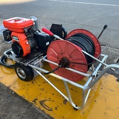 丸山　セット動噴　MS413 クボタGH170 6馬力 高圧ホー...