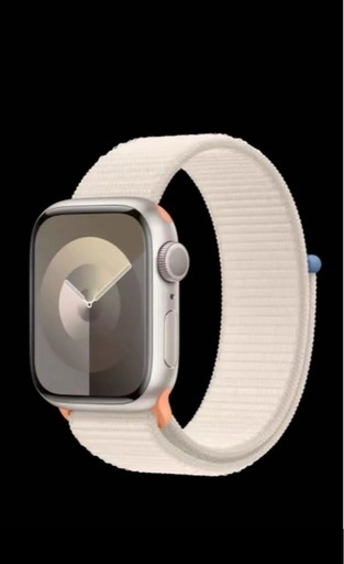 AppleWatch9 GPSモデル 41mm スターライト　アルミニウムケース　アップルウォッチ　純正スポーツバンド未開封