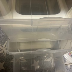 【お取引中】3段コロ付き収納ケースの画像