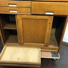 【手渡し＠兵庫県加東市】木製食器棚　大きすぎず使いやすい◎の画像