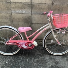 ハローキティ 子供用自転車 ピンクの画像