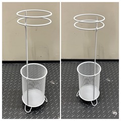 ニトリ　傘立て　ホワイトの画像
