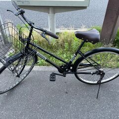 自転車　No.303　ブラック　26インチ　シティサイクル　ママ...