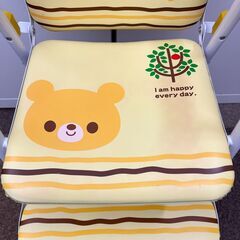 i2754N 西松屋 ハイチェア スマートエンジェル SmartAngel アップルベア 黄 イス 高さ770㎜ 幅510㎜ 奥行600㎜ 座面高さ465㎜ 折りたたみ式 6か月 60ヶ月の画像