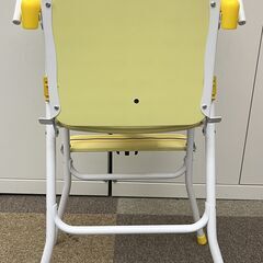 i2754N 西松屋 ハイチェア スマートエンジェル SmartAngel アップルベア 黄 イス 高さ770㎜ 幅510㎜ 奥行600㎜ 座面高さ465㎜ 折りたたみ式 6か月 60ヶ月の画像