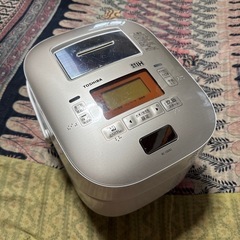 【7万円で購入】TOSHIBA真空圧力IH炊飯器5.5合