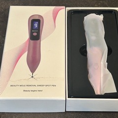 新品未使用 レーザー ペン ほくろ シミ そばかす ピンク