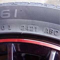 PRECIOUS  アルミホイール　タイヤ付き　165/55R16の画像