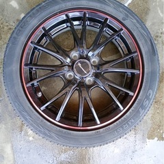 PRECIOUS  アルミホイール　タイヤ付き　165/55R16の画像