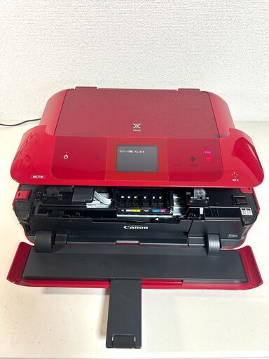 CANON　PIXUS　MG7730F　印刷枚数少ない 動作OK】印刷枚数少！！ Canon キャノン プリンタ MG7730赤 ②