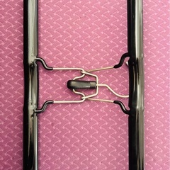 ブラッククリップハンガー8個セット中古品の画像