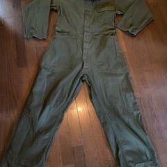 状態良vintageアーミーミリタリーフライトジャンプスーツカバ...