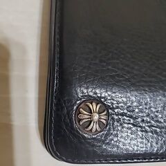 『決まりました』クロムハーツ◆レザー二つ折り財布の画像