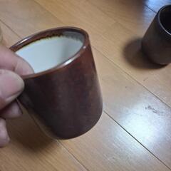 レトロな湯呑の画像