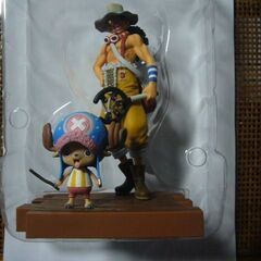 チョッパーとウソップのフィギアの画像