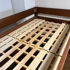 木製ロフトベッドの画像