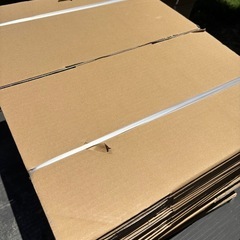 グリーンアスパラ出荷用ダンボール　300枚　引取り希望の画像
