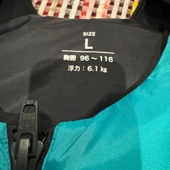 フットマーク　ライフジャケットの画像