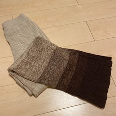 EMODA エモダ　ニットグラデパンツ　ブラウン系の画像