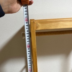 木製ハンガーラックの画像