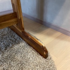 IKEA イケア 無印 シングルベットセット　ナッカンネース 　ダイニングテーブル　アカシア 無垢の画像